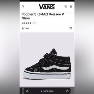 Sk8-Mid Reissue V Black/ True White